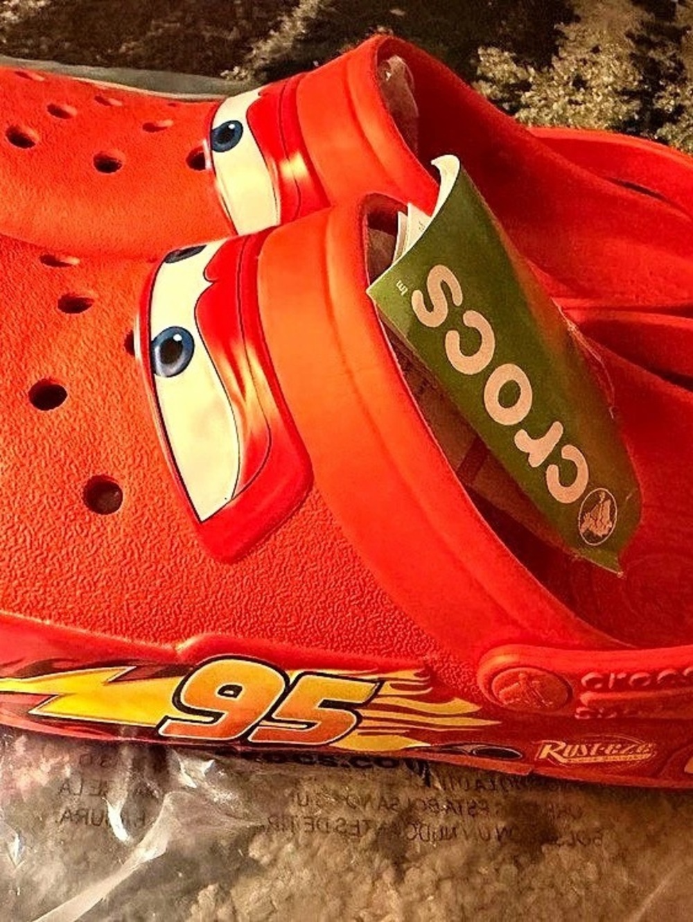 Crocs Cars x Classic Clog Lightning McQueen Red Clogs